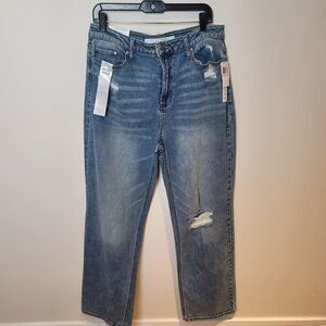 Trendy Baggy Straight-Leg Jeans Size 13/ 31